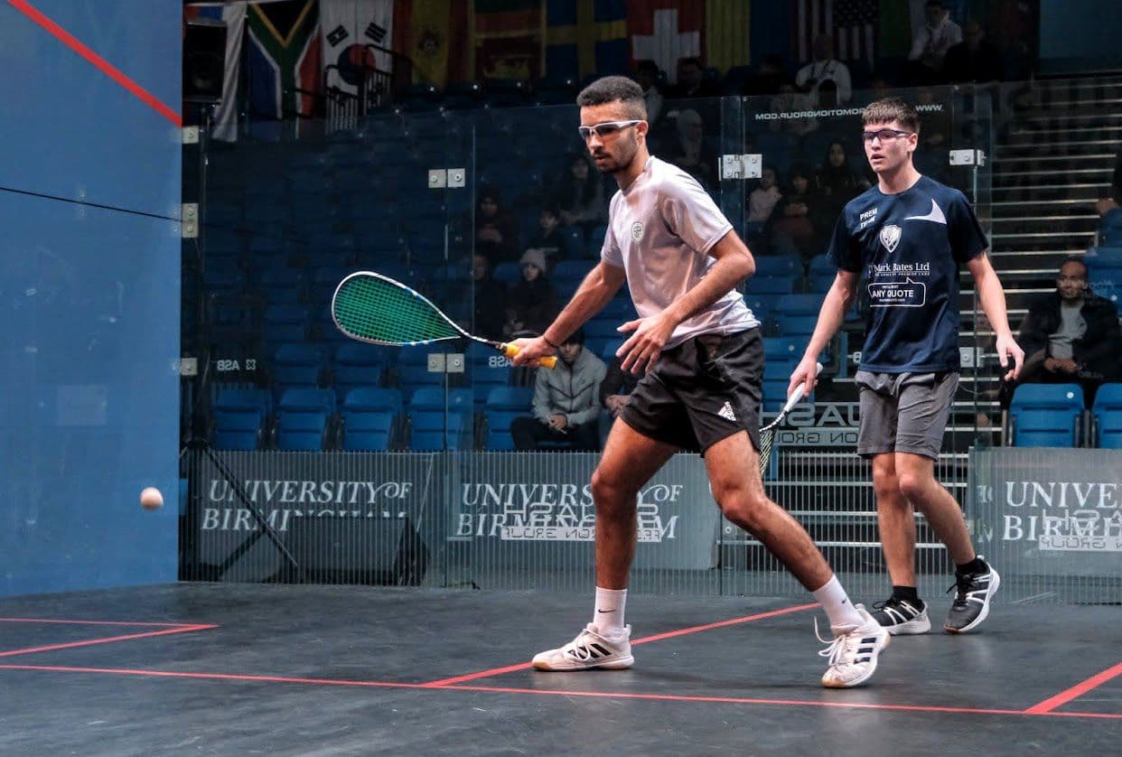 Youssef Bastawy on court 8
