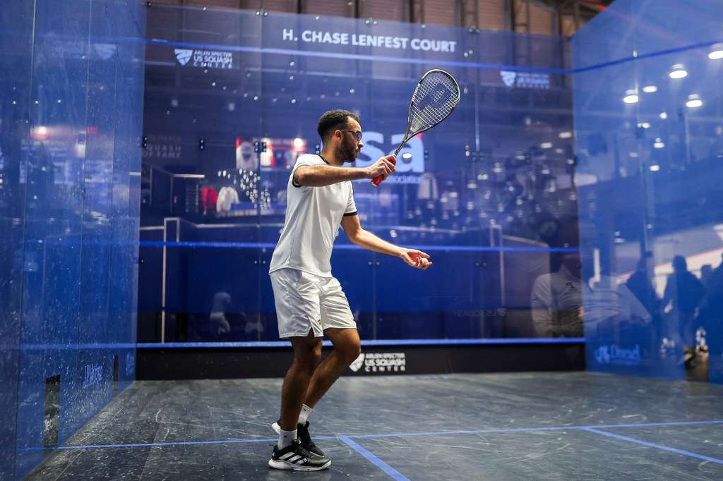 Youssef Bastawy on court 10
