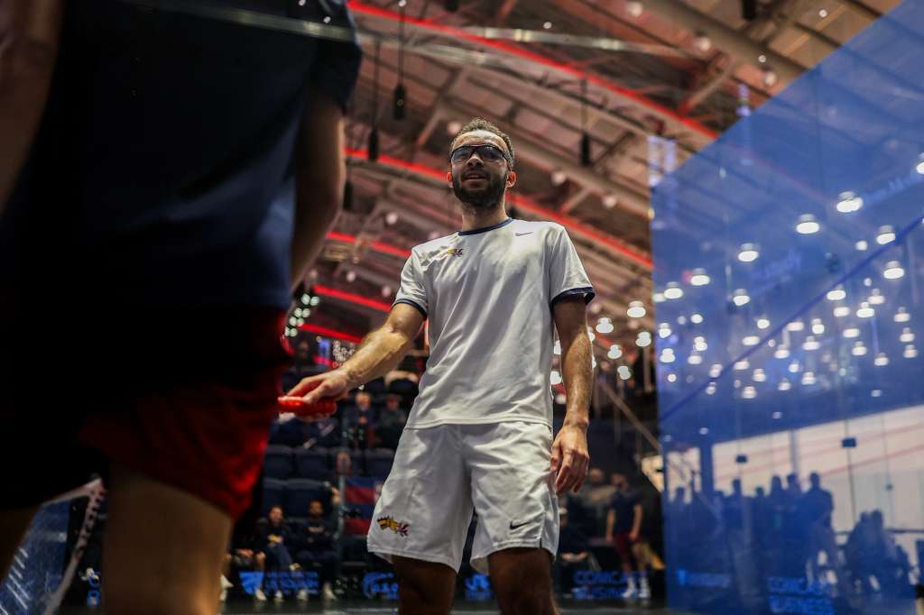Youssef Bastawy on court 11